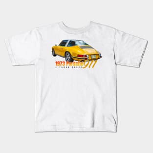 1973 Porsche 911 S Targa Coupe Kids T-Shirt